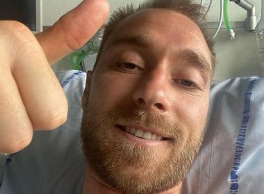 Eriksen publica foto e mensagem de agradecimento por carinho após mal súbito
