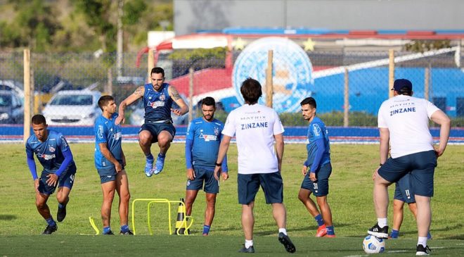 Dabove comanda treino do Bahia para encarar o Fluminense