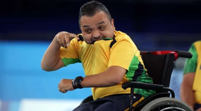 Maciel Santos é bronze na bocha da Paralimpíada para o Brasil