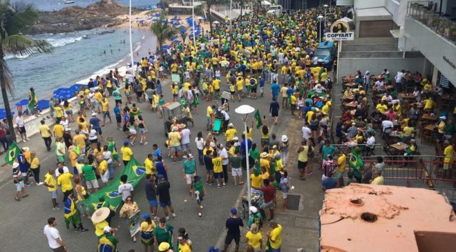 Salvador terá atos a favor de Bolsonaro, neste 7 de setembro