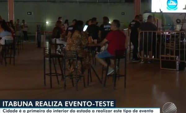 Cidade da Costa do Cacau realiza primeiro evento-teste no interior