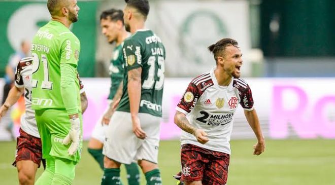 Flamengo vence o Palmeiras no Aliaz Parque, recheado de reservas