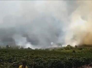 Incêndios atingem áreas em cidades da Chapada Diamantina
