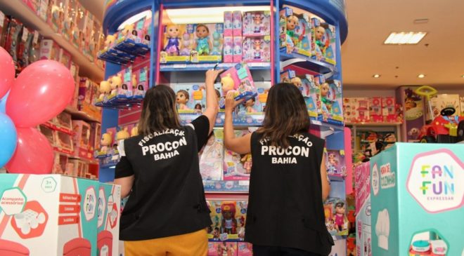 Dia das crianças intensifica fiscalização contra comercialização de brinquedos irregulares