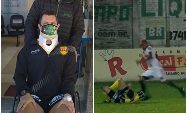 O caso do do arbitro de futebol agredido em campo; “Vou ficar bem logo”, diz o juiz que levou chute de jogador