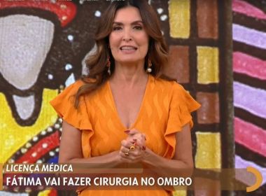 Fátima Bernardes anuncia afastamento do ‘Encontro’ para fazer cirurgia