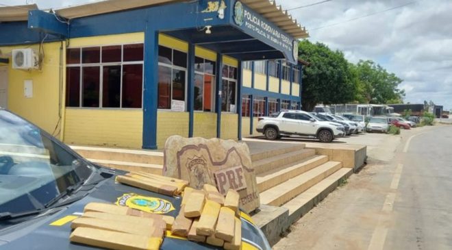 Mulher flagrada com 20 kg de maconha em mala é presa na Chapada Diamantina