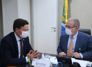 Queiroga chega a Salvador nesta segunda-feira (29), para assinar contrato com a Pfizer, ele vem com o ministro João Roma