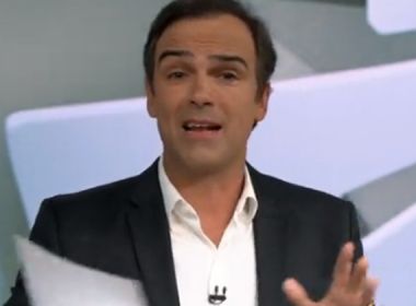 Vídeo: Tadeu Schimidt se emociona ao dar adeus ao Fantástico: ‘Orgulho dessa equipe’