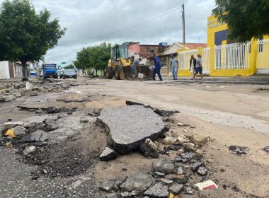 Itaberaba: Em 2h choveu o equivalente a quase 3 meses, aponta prefeitura
