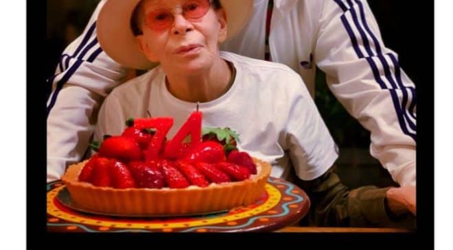 Rita Lee aparece careca em foto postada pelo marido no Instagram; cantora enfrenta um câncer de pulmão