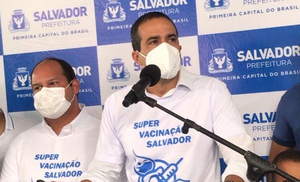 Bruno anuncia início de vacinação infantil em Salvador nesta sexta