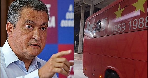Rui Costa sobre o atentado ao ônibus do Bahia; Nada justifica ataque covarde contra o ônibus do Bahia”