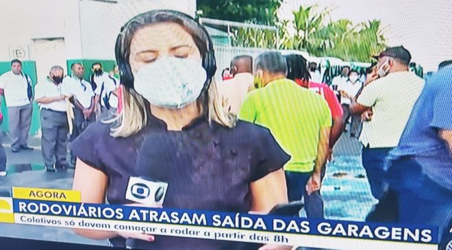Cidade amanhece sem ônibus, presente de aniversário da cidade