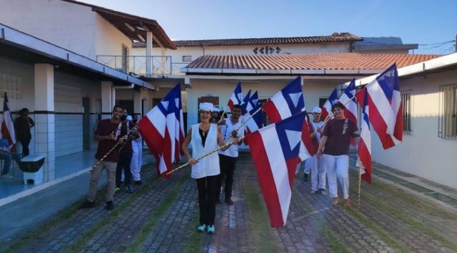 Fanfarras das escolas estaduais do interior se preparam para o desfile do 2 de Julho