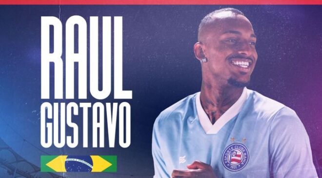 Zagueiro Raul Gustavo é apresentado oficialmente pelo Bahia