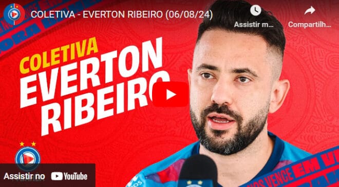 Everton Ribeiro em coletiva fala da atual situação do Bahia