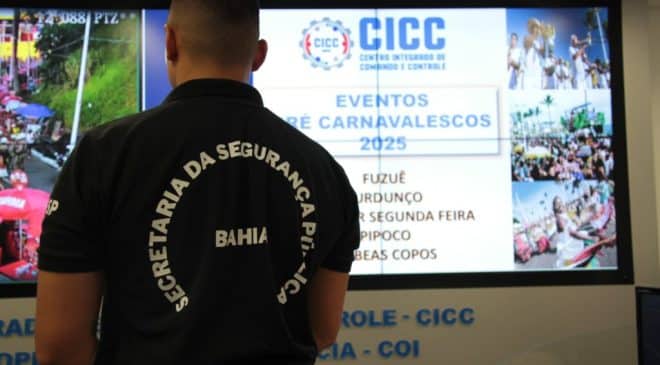 SSP ativa o Centro Integrado de Comando e Controle (CICC) para festas de Pré-Carnaval durante o fim de semana
