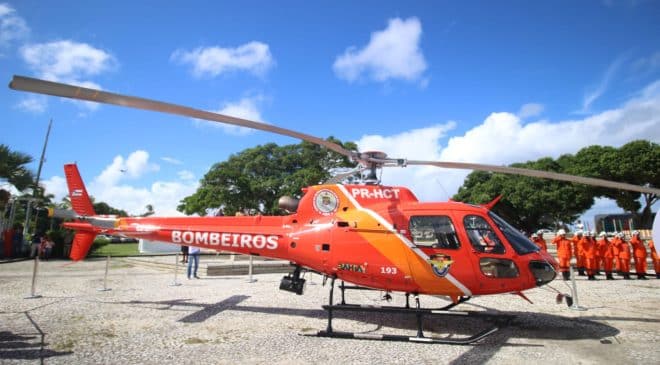 SSP apresenta aeronaves que vão ajudar os Bombeiros no Carnaval 2025