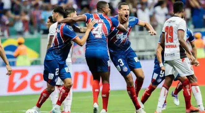 Bahia vence o Vitória na Fonte Nova e abre vantagem na final do Baiano