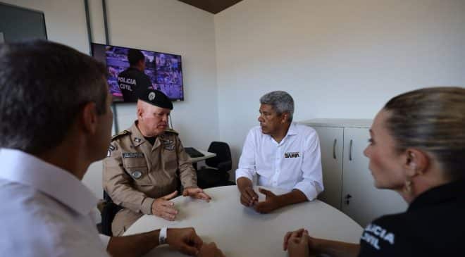 Governador se reúne com chefes das forças de segurança em busca elucidar sequestro de presidente do PV