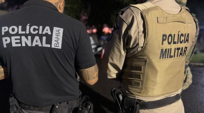 Polícia Penal deflagrou nesta segunda, megaoperação para reforçar segurança em presídio de Itabuna