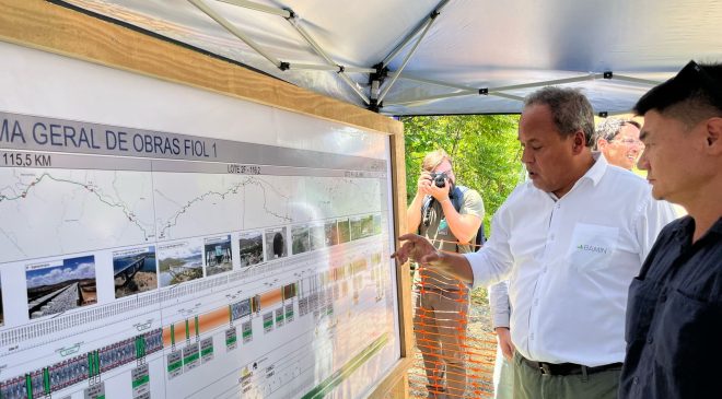 Governo da Bahia e chinesa visitam Porto Sul e Fiol e discutem implantação do Corredor Bioceânico Brasil-Peru