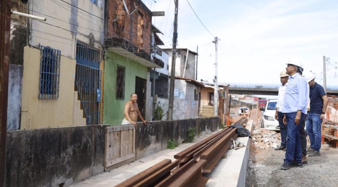 Obras do VLT de Salvador estão em ritmo acelerado