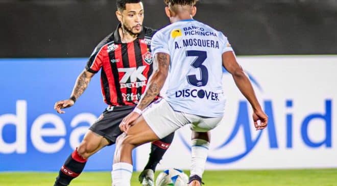 Vitória está fora da Sul-americana ao perder para o Universid Católica do Equador