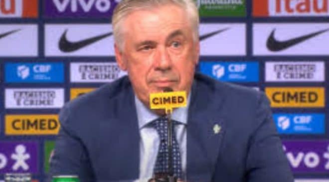 Ancelotti convoca seleção pela primeira vez, Neymar fica de fora