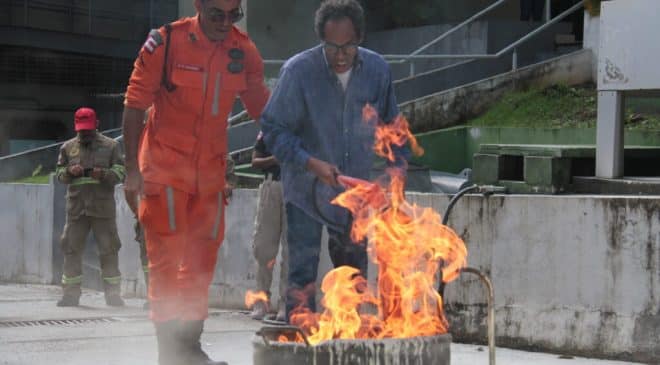 Curso de Brigada de Incêndio capacita servidores para atuação em emergências