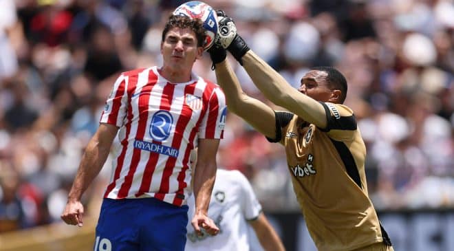 Mundial de Clubes: Botafogo perde para o Atlético de Madrid mas se classifica