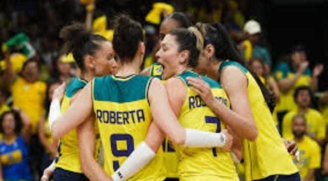 Vôlei femenino do Brasil derrota EUA e mantém 100% de aproveitamento na Liga das Nações