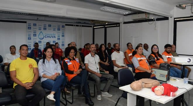 Defesa Civil capacita novos voluntários para áreas de risco em Salvador