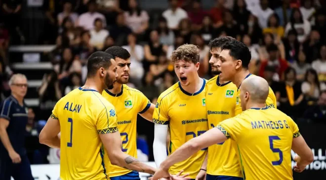 Liga das Nações: Brasil lidera  1ª fase e se prepara para mata-mata