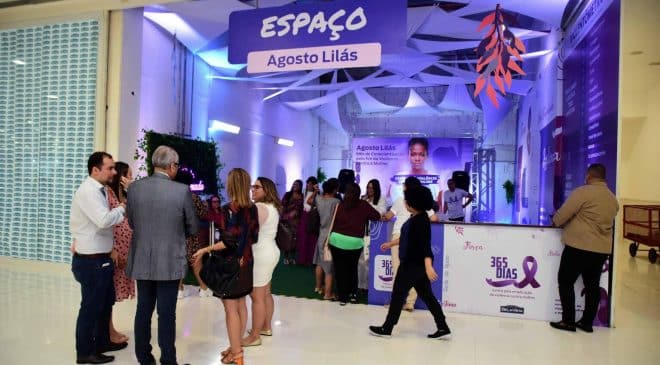 Salvador terá ‘Sala Agosto Lilás’ em shopping de Salvador para acolher mulheres vítimas de violência