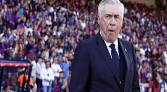 Carlo Ancelotti estará presente no jogo Atlético-MG e Grêmio
