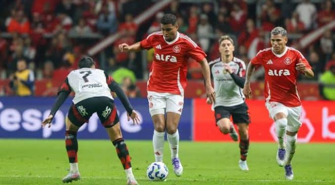 Internacional perde de novo para o Flamengo, desta vez pelo Brasileirão