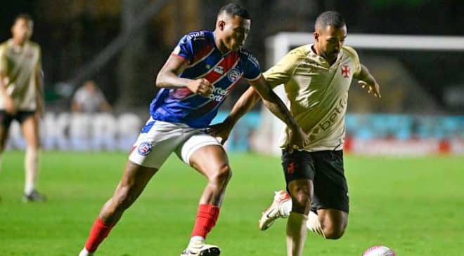 Bahia encara o Vasco em São Januário nesta quarta-feira, veja onde assistir