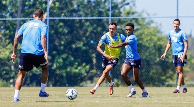Bahia volta a treinar para encarar o Cruzeiro na Arena, após eliminação na Copa do Brasil