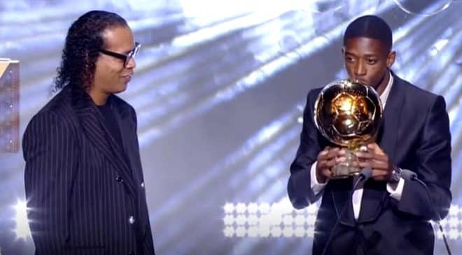 Dembélé o melhor do mundo! Ele conquista a Bola de Ouro