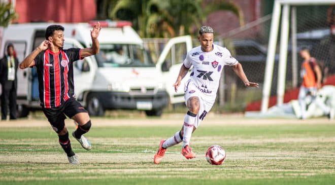Vitória com time misto, joga bem mas empata com o Atlético-Ba