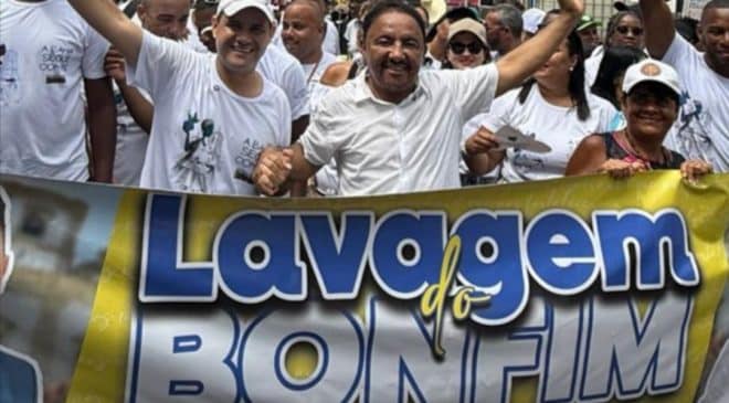 Randerson Leal participa da Lavagem do Bonfim ao lado do deputado Roberto Carlos e reforça diálogo político para 2026