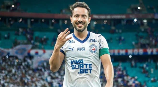Bahia já está  no Chile para estreia na Libertadores sem vários titulares, entre eles, Everton Ribeiro