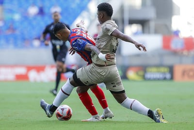 Bahia com time misto sofre gol no fim e empata com o Jacuipense pelo Baianão