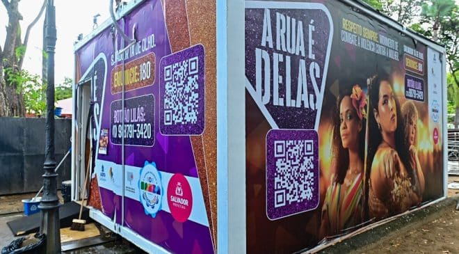 Carnaval de Salvador: Campanha A Rua é Delas reforça prevenção à violência contra a mulher