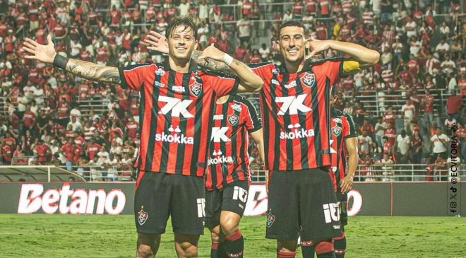 Vitória se recupera na Copa do Nordeste e vence o CRB fora de casa