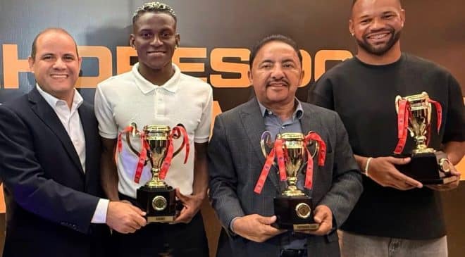 Baianão 2026: Randerson Leal e Roberto Carlos prestigiam premiação e destacam força da Juazeirense