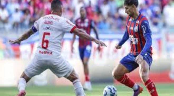 Bahia recebe o Red Bull Bragantino na Arena Fonte Nova em busca da liderança do Brasileirão
