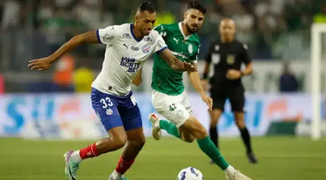 Bahia encara o Palmeiras na Fonte em confronto direto pela liderança do Brasileirão